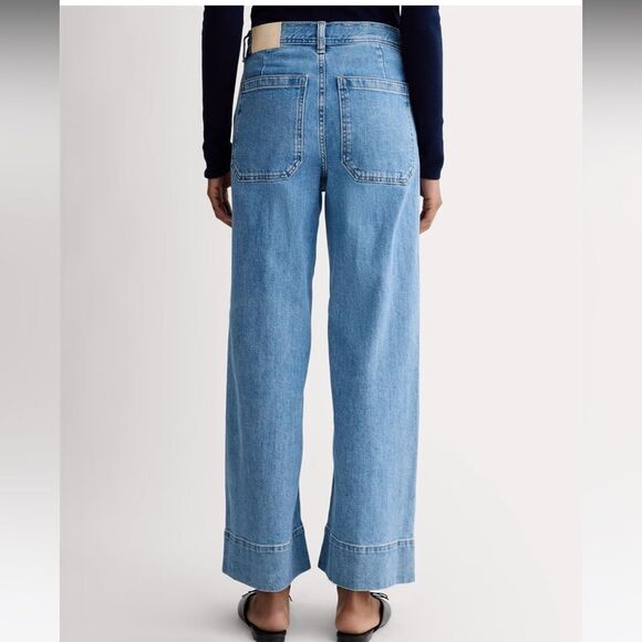 NWOT Everlane The Cropped Mariner Jean 33 - Picture 4 of 15